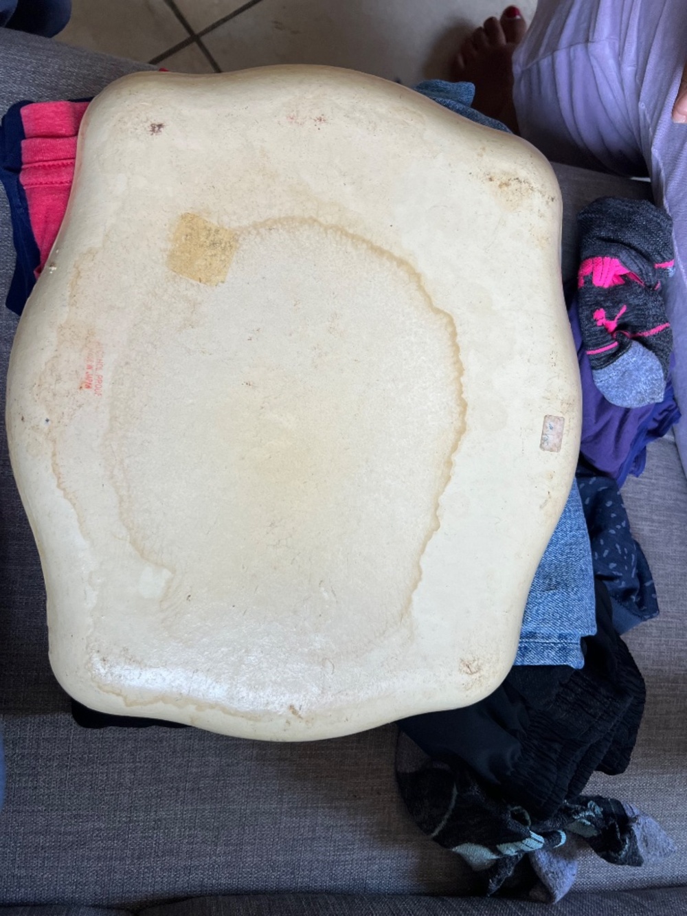 A vintage papier-mâché serving tray - Picture 2 of 2